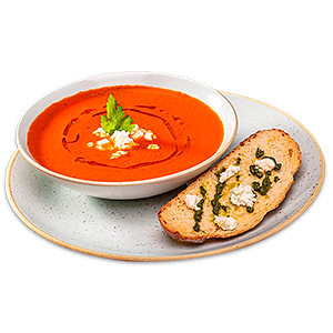 SOPA DE JITOMATE ROSTIZADO