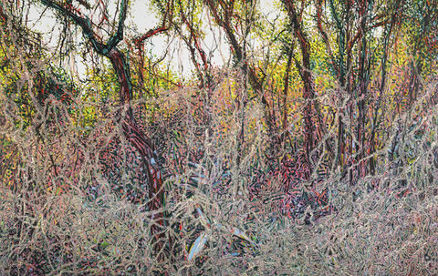11. HONG Ilhwa, Epine.P.E 1104, 2021, Huile sur toile, 363.6 x 227.3 cm .jpg
