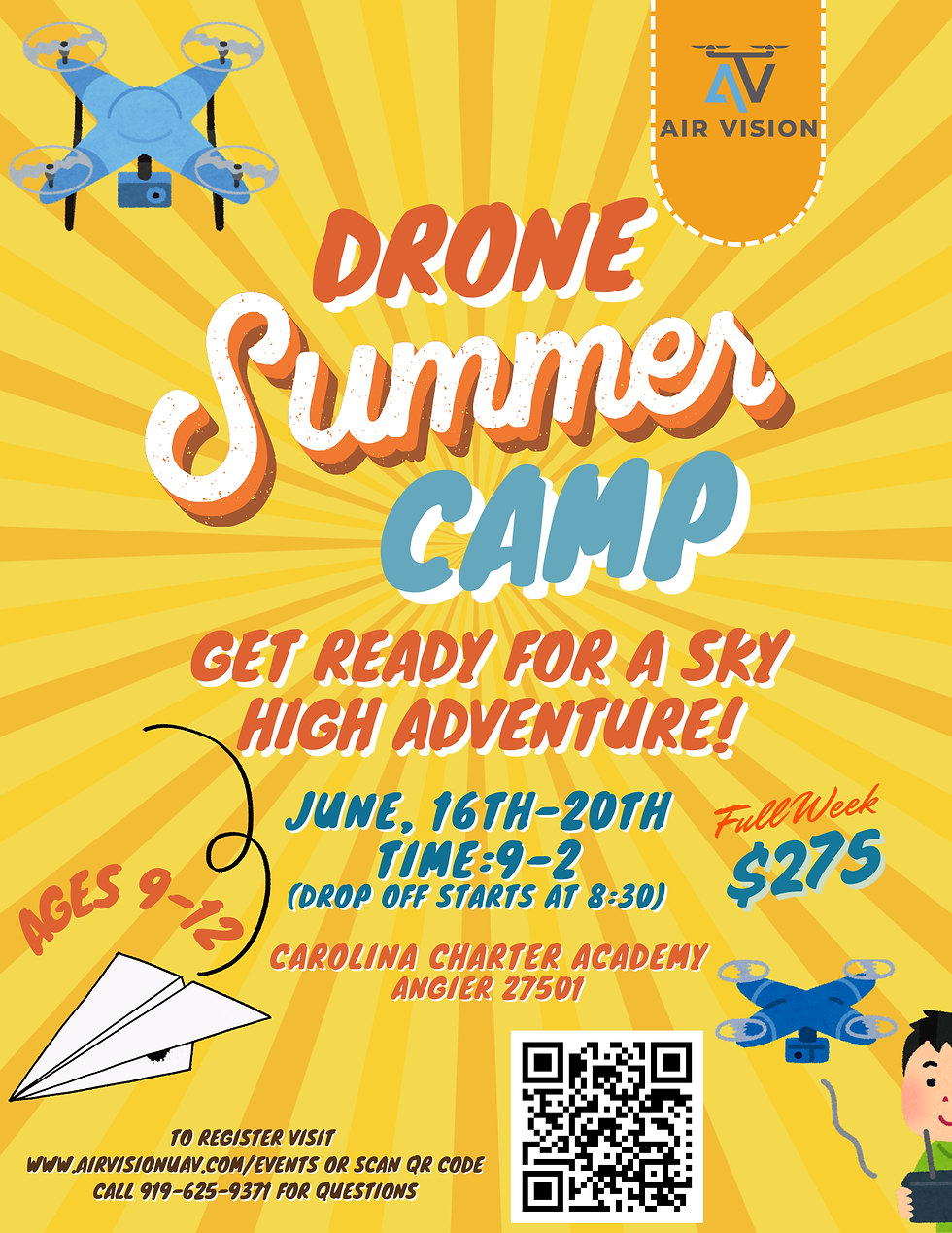Air Vision Drone Summer Camp
