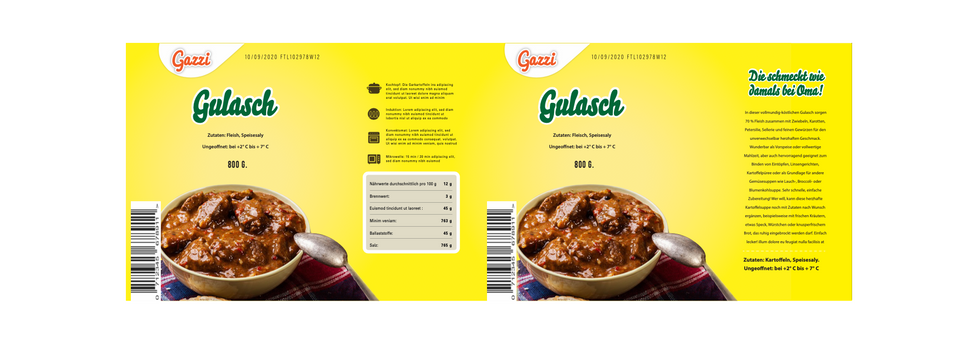 Soup Label design