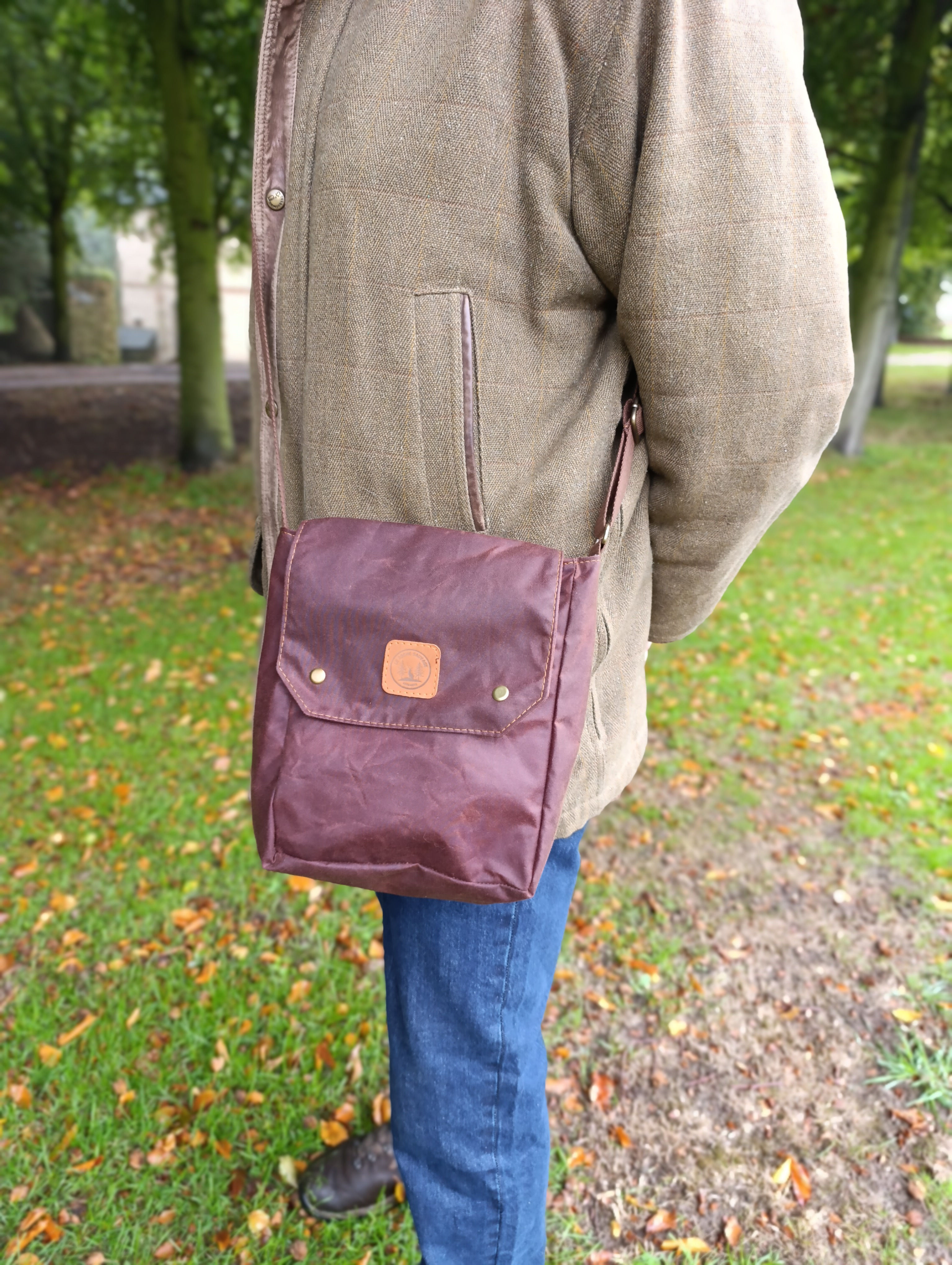 The Carentan Fieldbag - waxed canvas cross body satchel