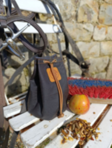 The Andaine Pouch - waxed canvas utility bag