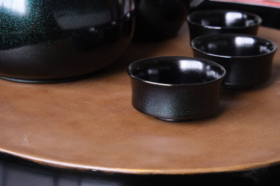 Thumbnail: Lacquer Tea set from Master Yu