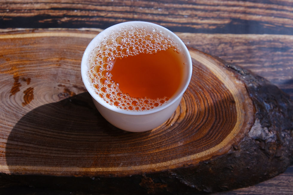 Thumbnail: Rougui Rock Tea from Jingwoshen Community Tea, by Master Xu, Wuyishan, Fujian.