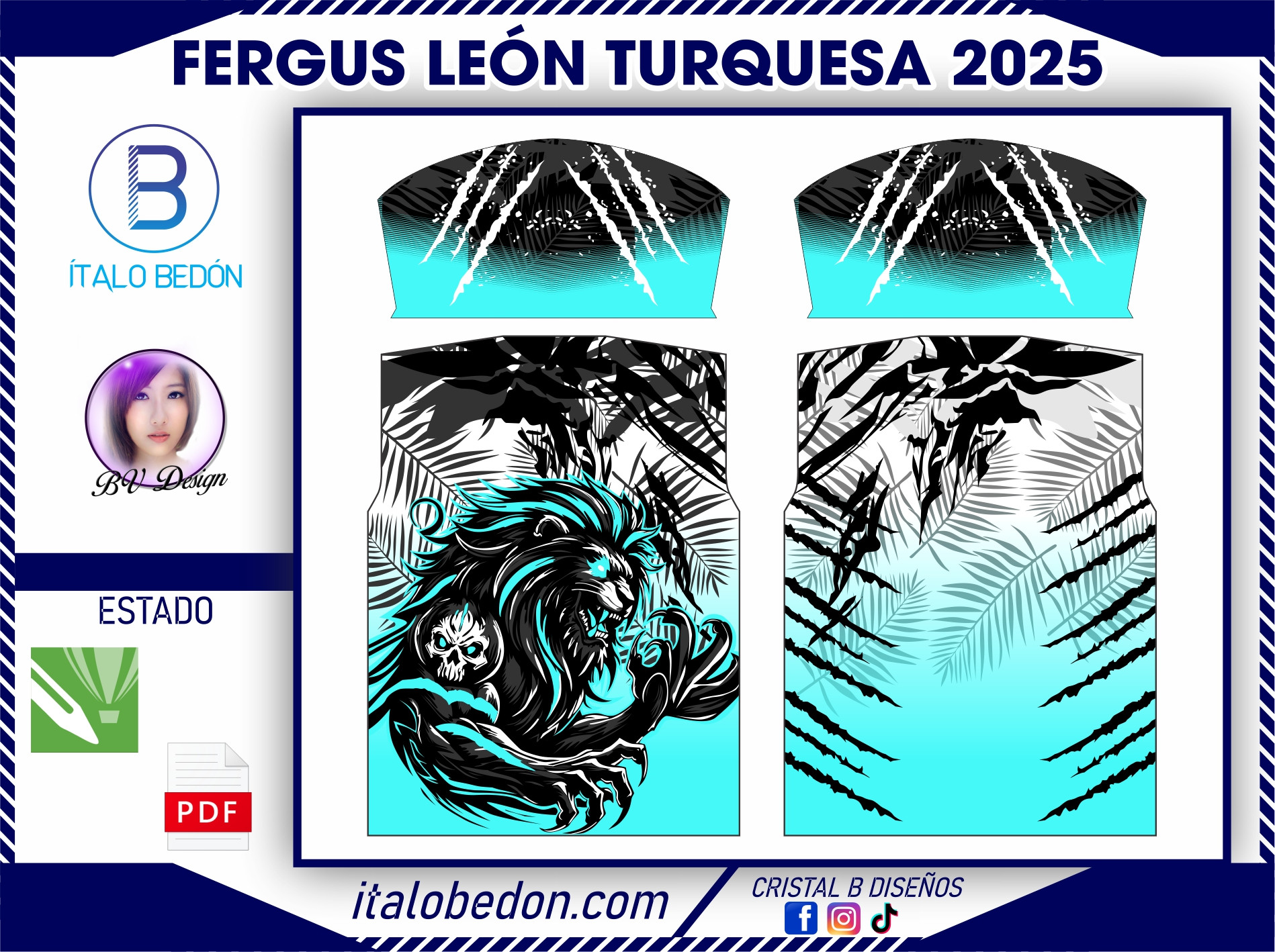 FERGUS LEÓN TURQUESA 2025 | ITALO BEDON