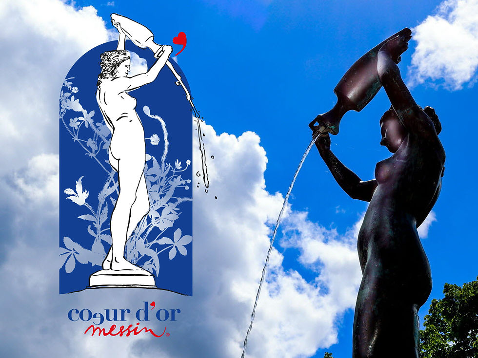 Miniature : T-SHIRT COL ROND BLANC «MUSES MESSINES - TRIBUNAL»