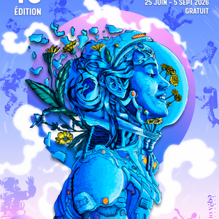 Direction artistique illustration affiche Festival Constellations de Metz
