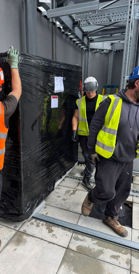 MRI Ltd HIAB operations and plant movement services for heavy machinery relocation and positioning.