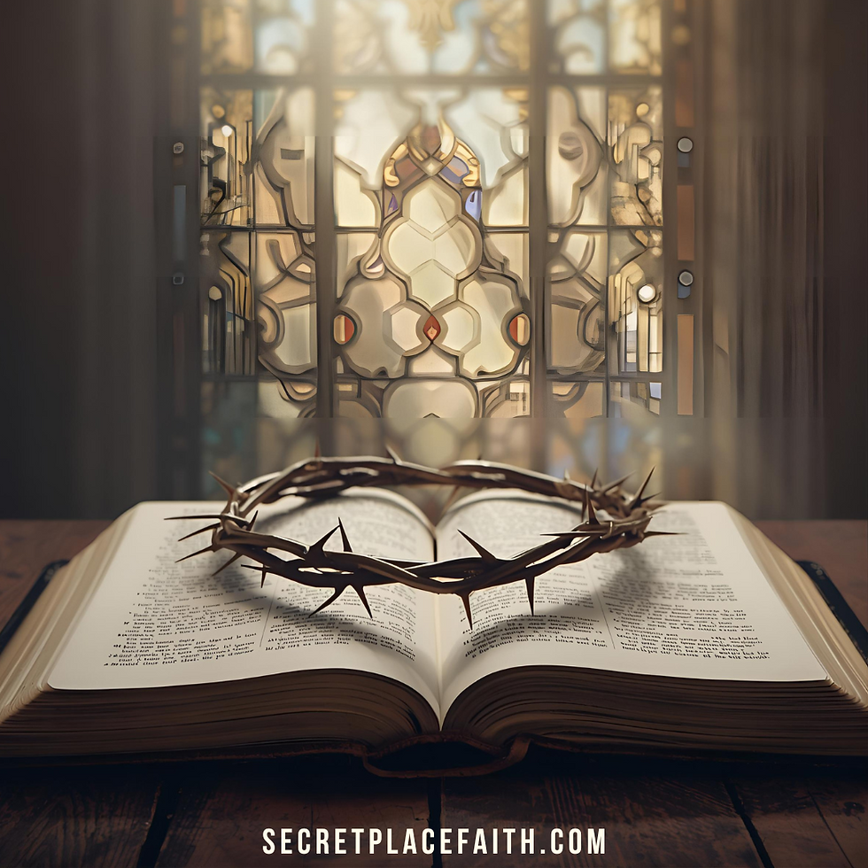 The Word made flesh, He wore thorns for a crown, His love revealed in every line of scripture.