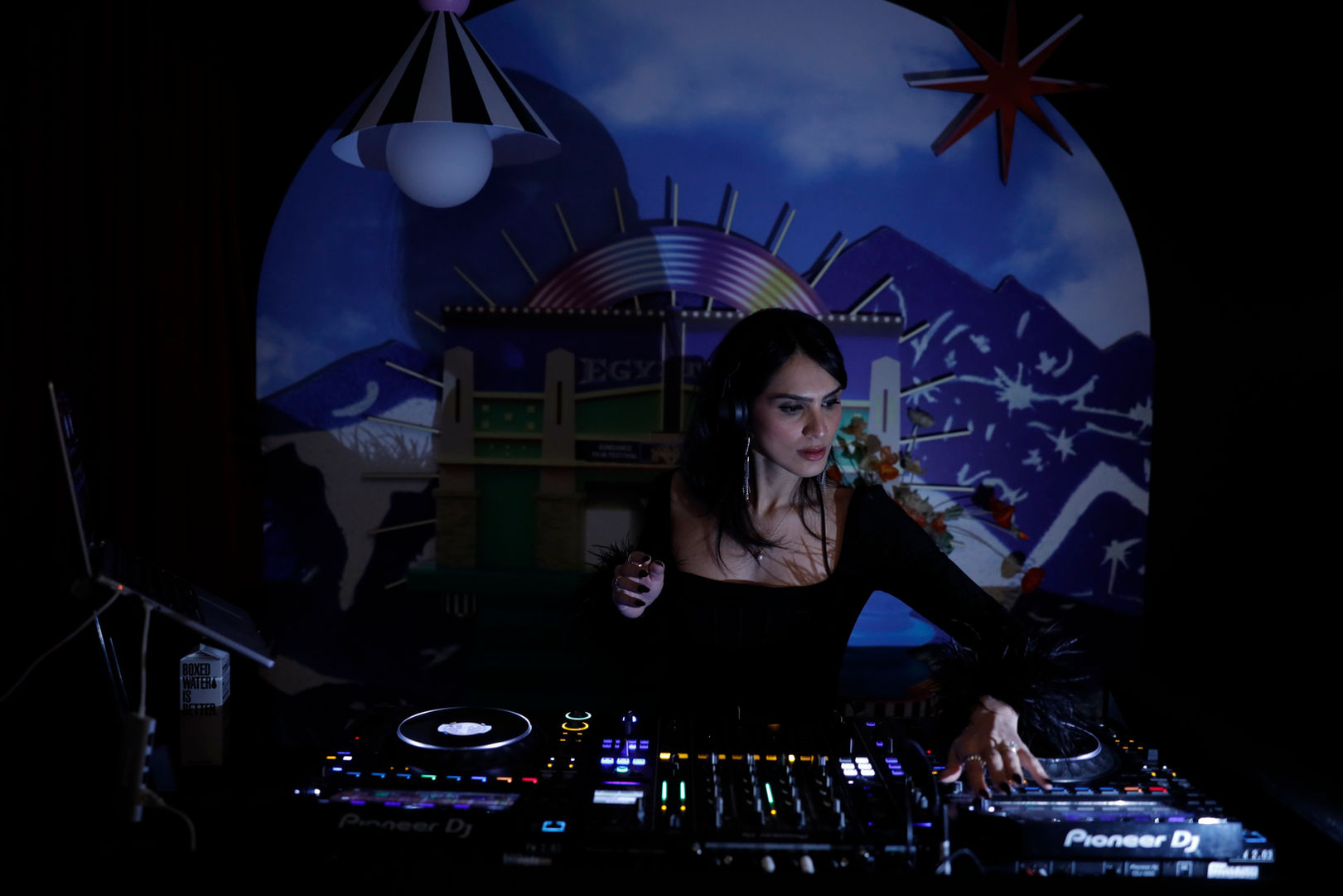 DJ ZeeMuffin at Adobe x Sundance Art & Inclusion Party