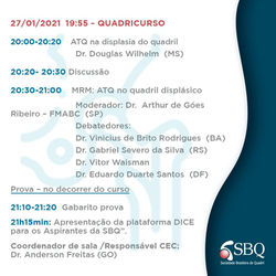 Reunião Sociedade Brasileira de Quadril