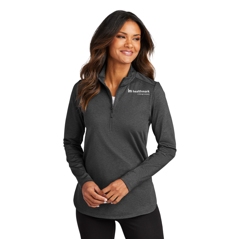 Thumbnail: Port Authority® Ladies C-FREE® Double Knit 1/4-Zip