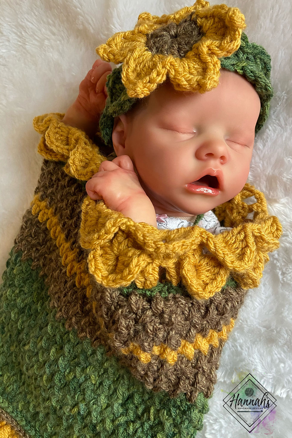 Thumbnail: Sunflower Cocoon Headband Pattern *PDF Pattern ONLY*