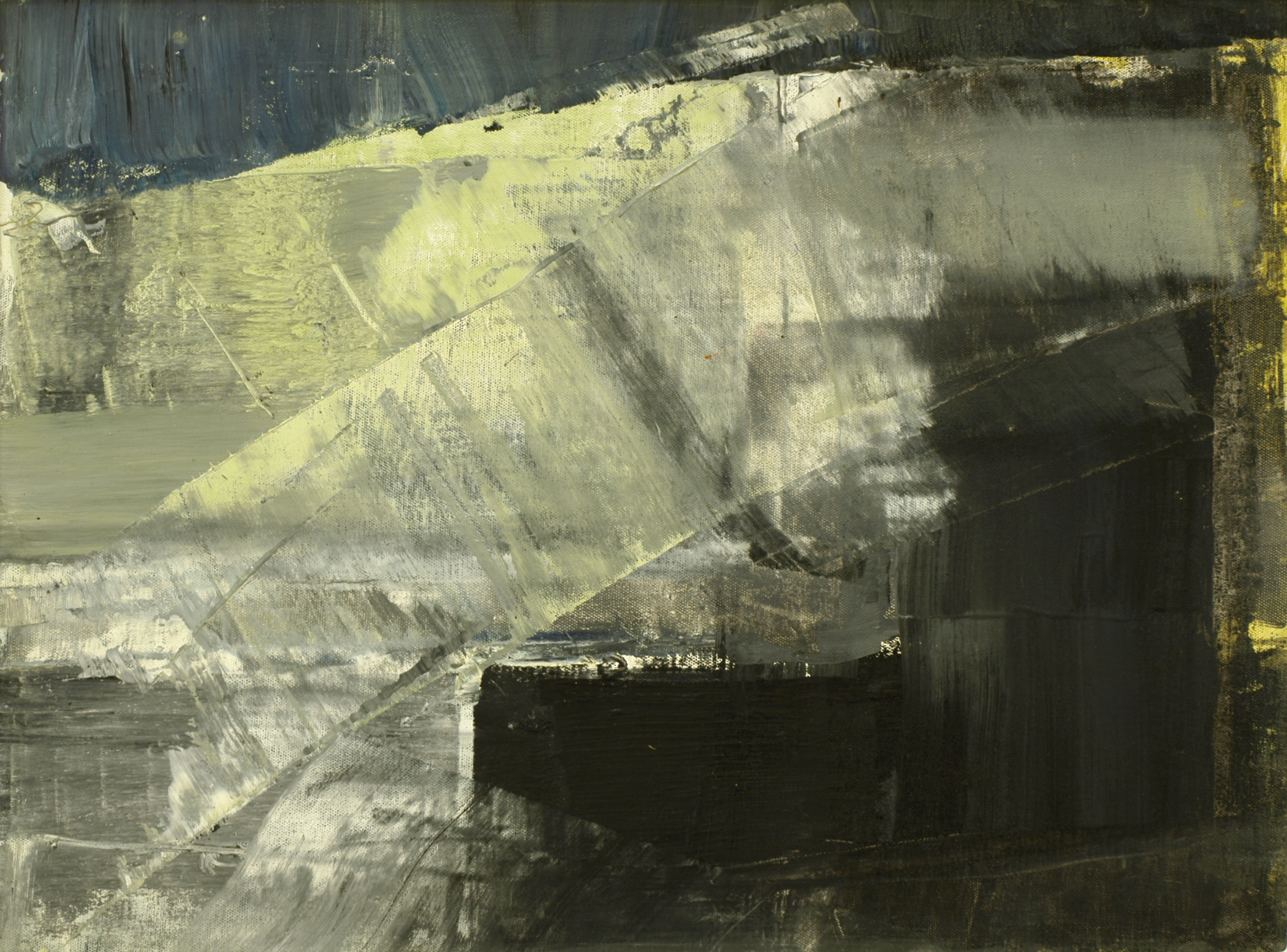 black & yellow abstract