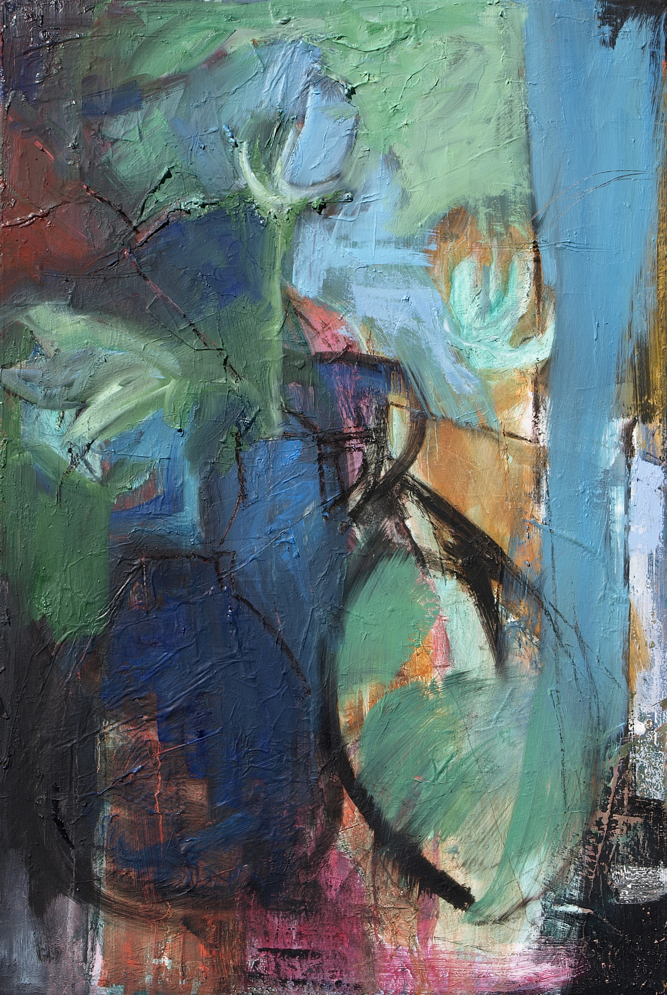 study in blue
