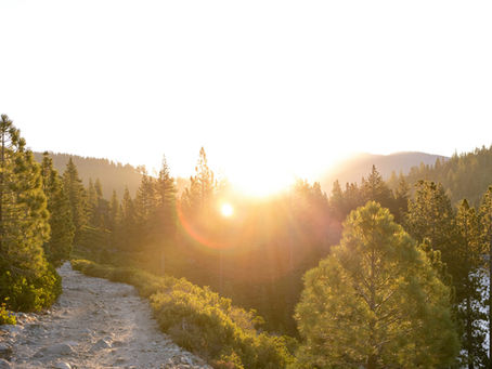 A sunrise trail representing the daily habits that shape emotional steadiness.