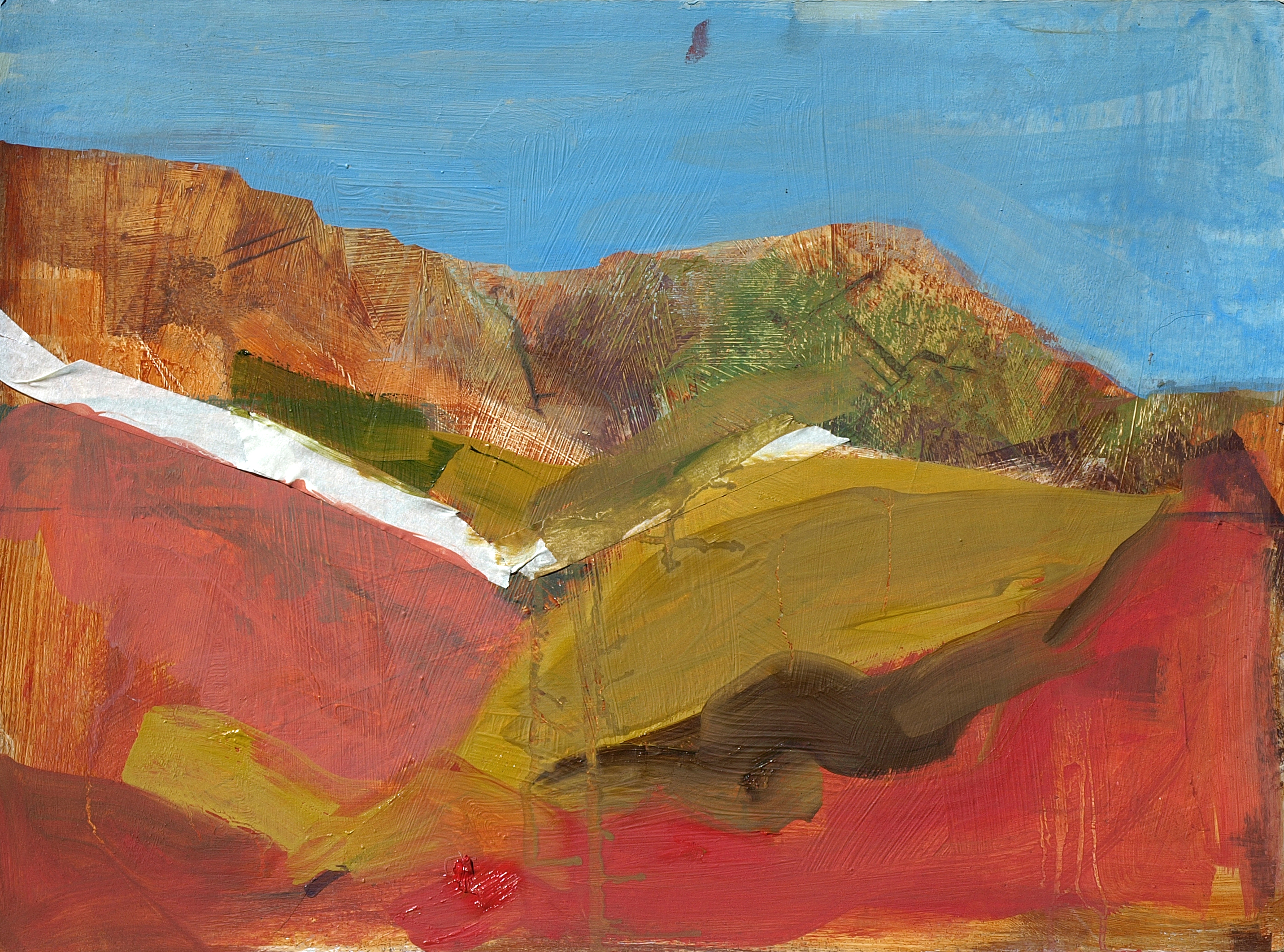 ochre landscape