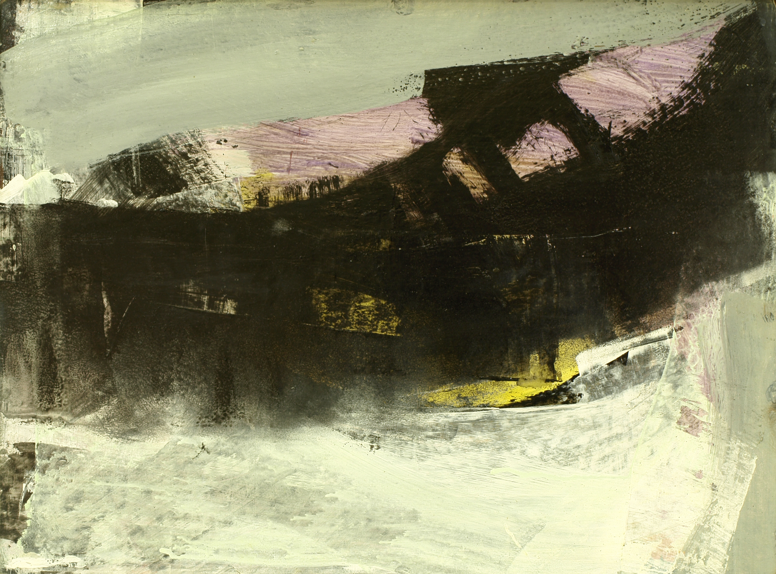 black & pink abstract