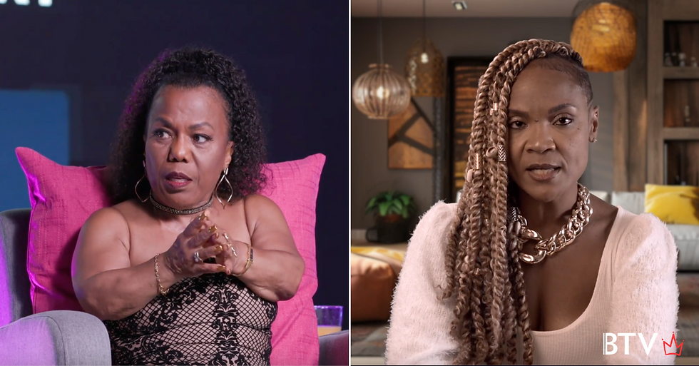 Tonya Renee Banks (Obsessed) and Monique Martin (The Getaway Los Angeles) (Credit: BTV)