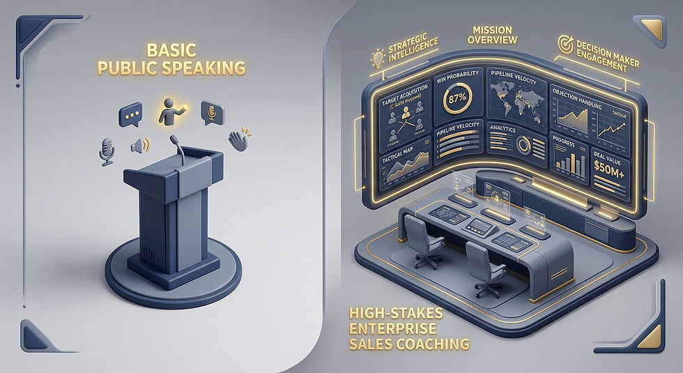 Standard Public Speaking Coaching vs. High Stakes