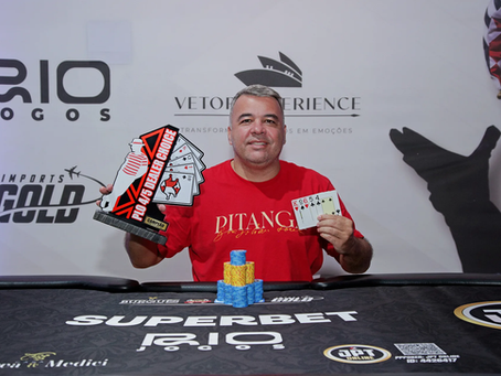 Rafael Pitanga vence mesa final relâmpago e leva o título do PLO Dealer Choice