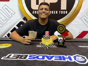 Lucas Viana aproveita o Torneio Escola para se inserir no meio do poker e sai com troféu e vaga no Main Event