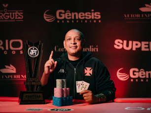 Wallace Dias vive roteiro de filme, conquista o Super High Roller e leva o segundo título em dois dias