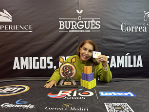 Cristina Machado supera o cansaço e é a campeã do Freezeout Turbo