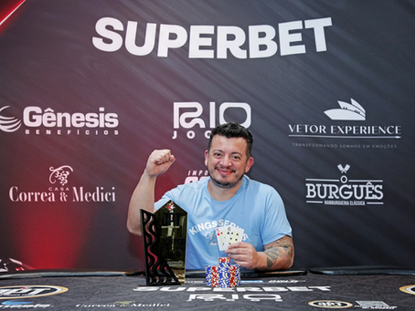 Edgard Moreau supera mesa final de brasileiros, quebra AA na última mão e vence o Super Flop Turbo K.O.