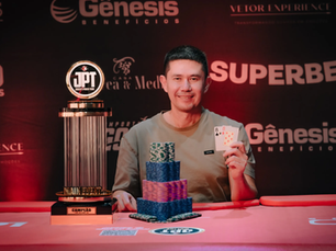Fazendo aniversário, Fábio Peres conquista o maior Main Event já realizado no JPT e se torna bicampeão do torneio