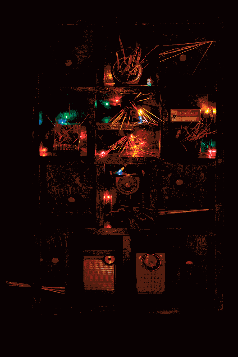 transistor radio Christmas tree