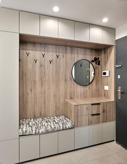 View of the entrance hall