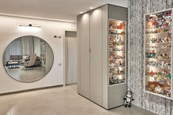 Cow display cabinet in the hallway