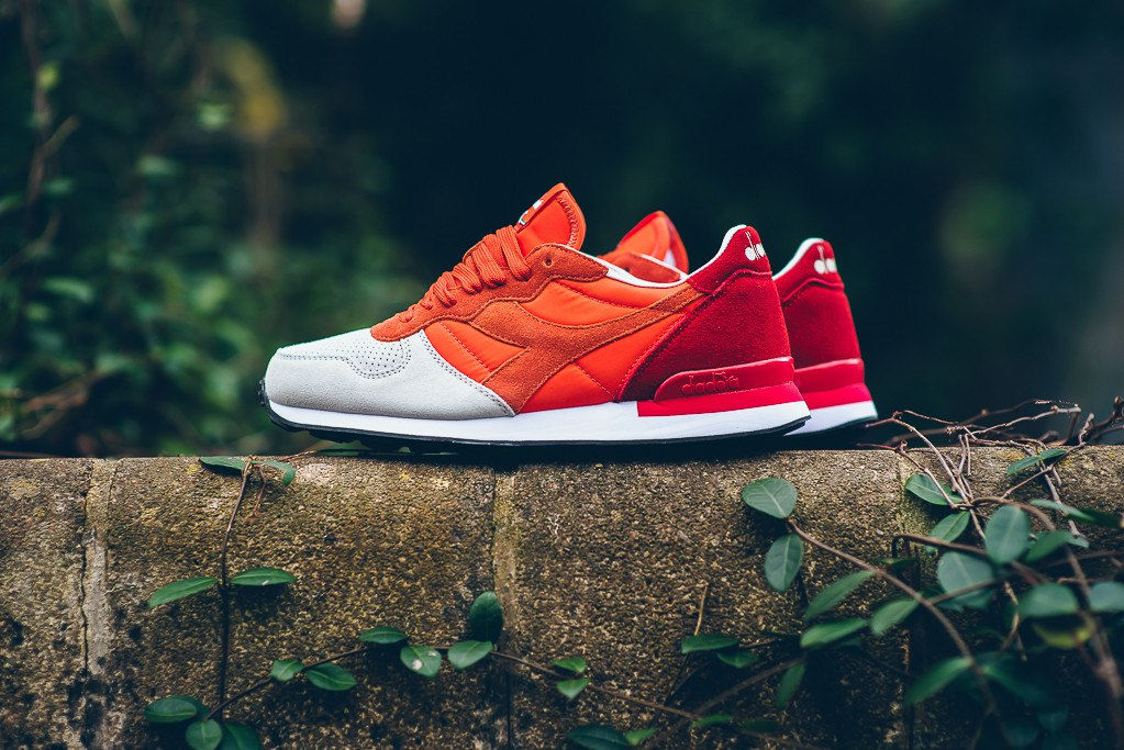 Diadora Camaro Double II - Mandarin Red/Tomato Red