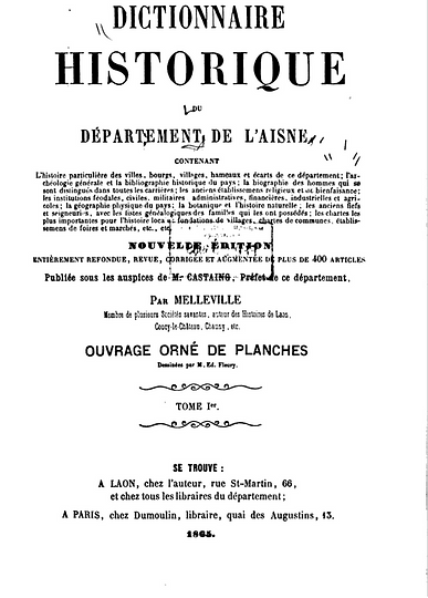 Dictionnaire historique de l'Aisne, Melleville