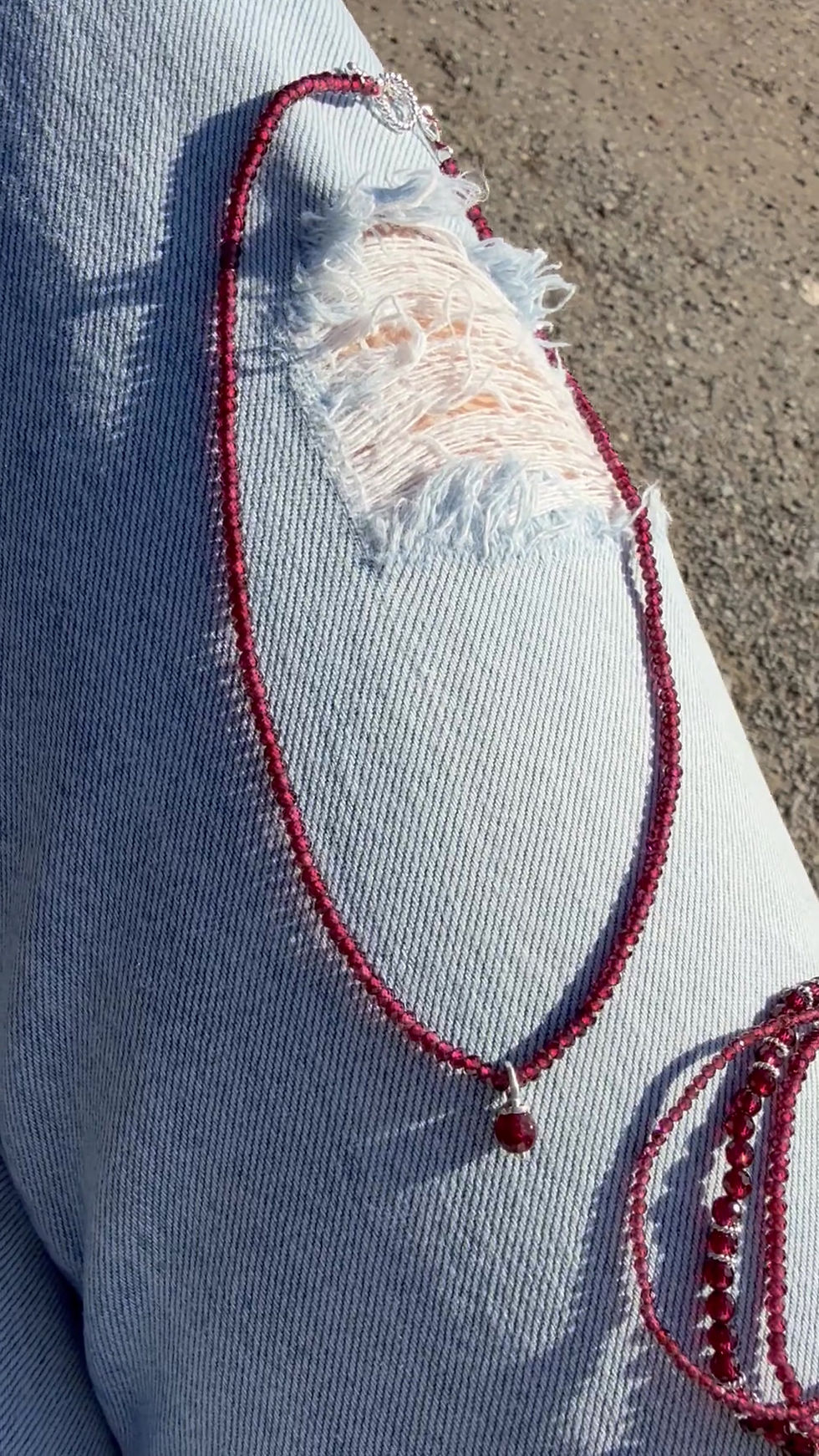 Miniaturbild: Armband Granat Zoe