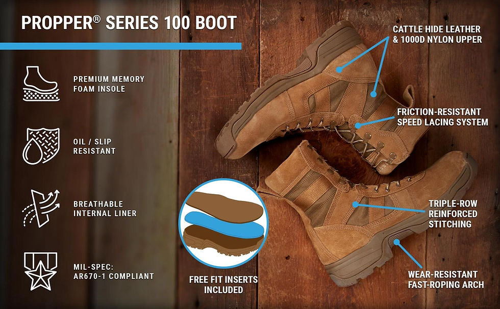 Thumbnail: Propper Series 100® 8" Waterproof Boot - Coyote