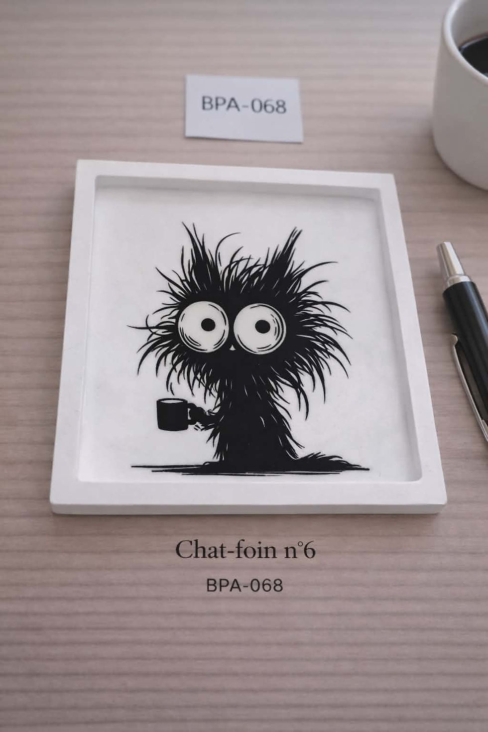Miniature : Carré chat foin