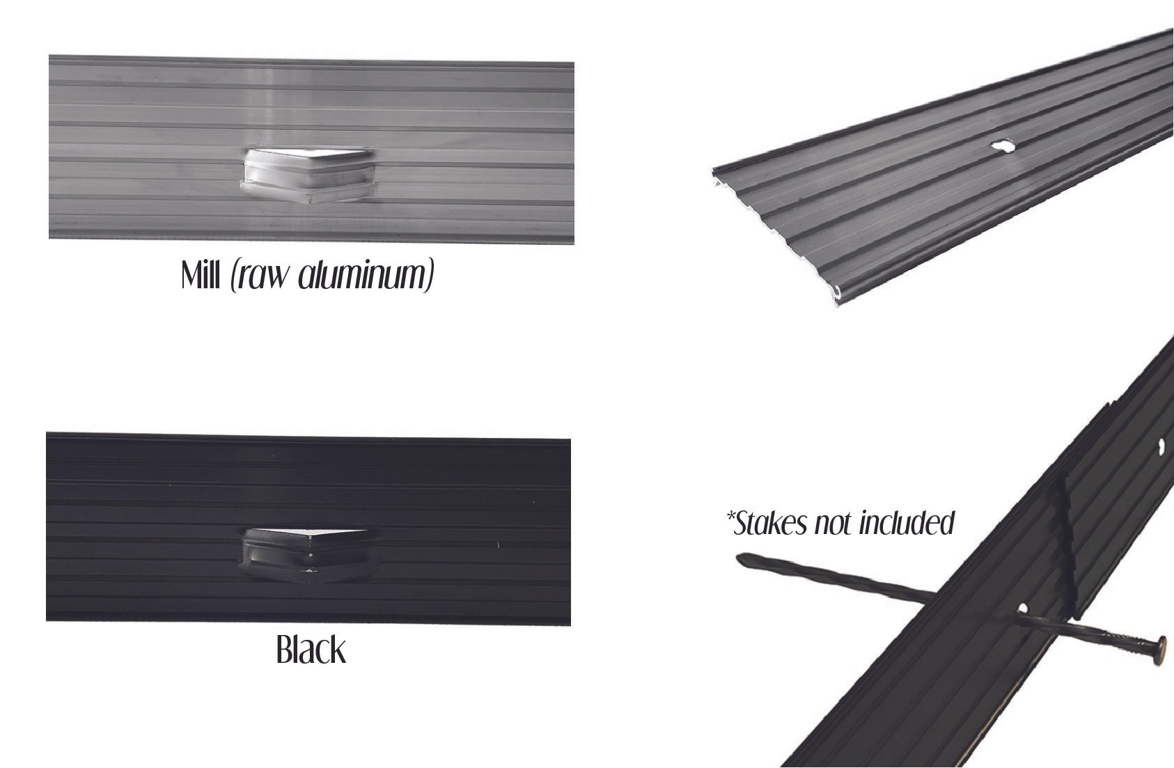 8' Aluminum Slide Edging