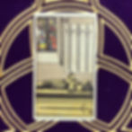 The Four of Swords tarot cards, RWS.