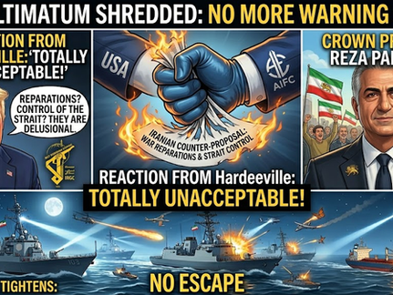 TRUMP SHREDS DELUSIONAL IRANIAN DEMANDS; LOCKED AND LOADED