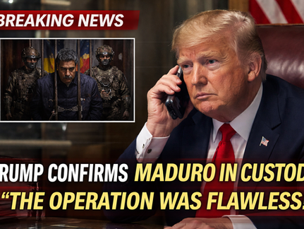 Trump Confirms Maduro in Custody During Live Call to Fox: “The Operation Was Flawless”