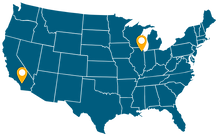 Map Of Our Plant Locations