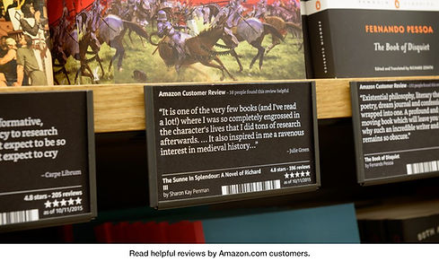Rating Cards designed for the first Amazon Bookstore