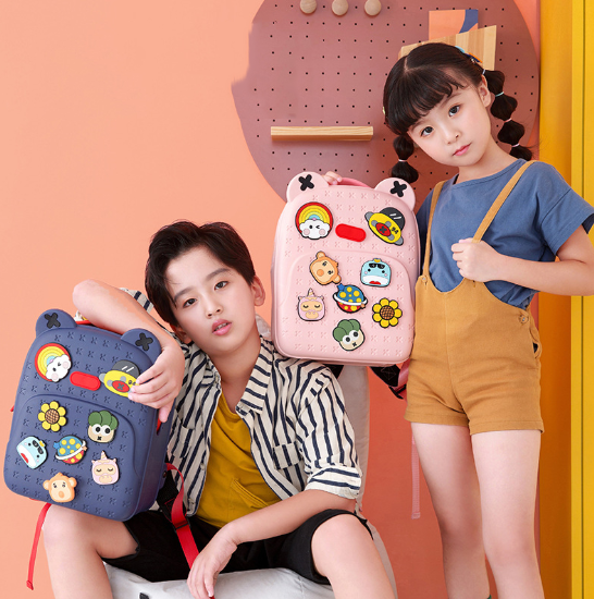 Thumbnail: Girls School Bag New Design Large Capacity Ultra Light Backpack School Bags