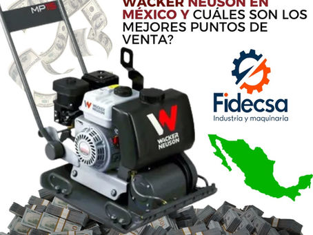 ¿Cuánto cuesta la Placa Vibratoria MP15 de Wacker Neuson en México y cuáles son los mejores puntos de venta?