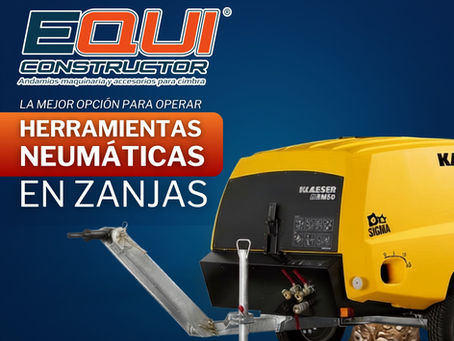 Compresor Kaeser: la mejor opción para operar herramientas neumáticas en zanjas