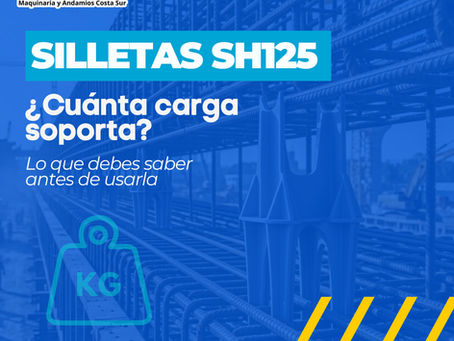 ¿Cuánta carga soporta la Silleta SH125? Lo que debes saber antes de usarla