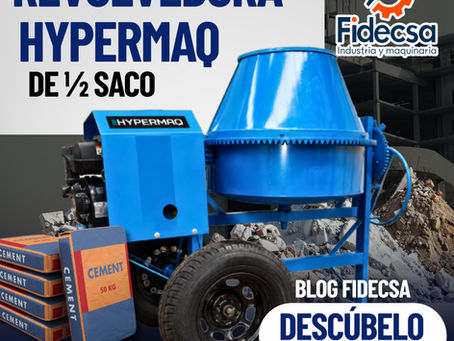 ¿Por qué la HYPERMAQ de 1/2 Saco puede ser una opción compacta para preparar concreto en obra?