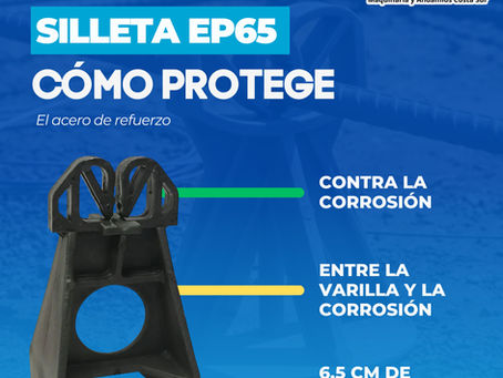 Cómo la silleta EP65 protege el acero de refuerzo contra la corrosión Entre la varilla y la corrosión, 6.5 centímetros de concreto